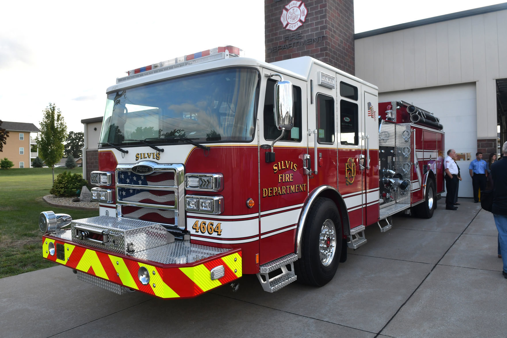 Silvis Fire Department new Pierce Enforcer Pumper